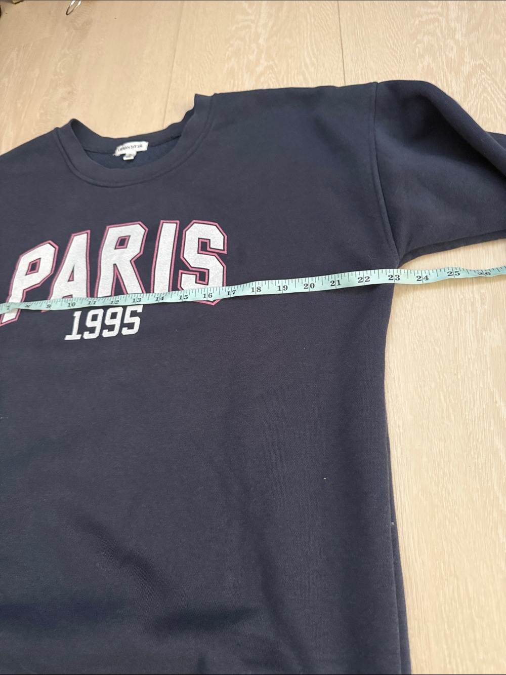 Urban Social Paris 1995 Graphic Crewneck Sweater - Navy - Picture 5 of 8
